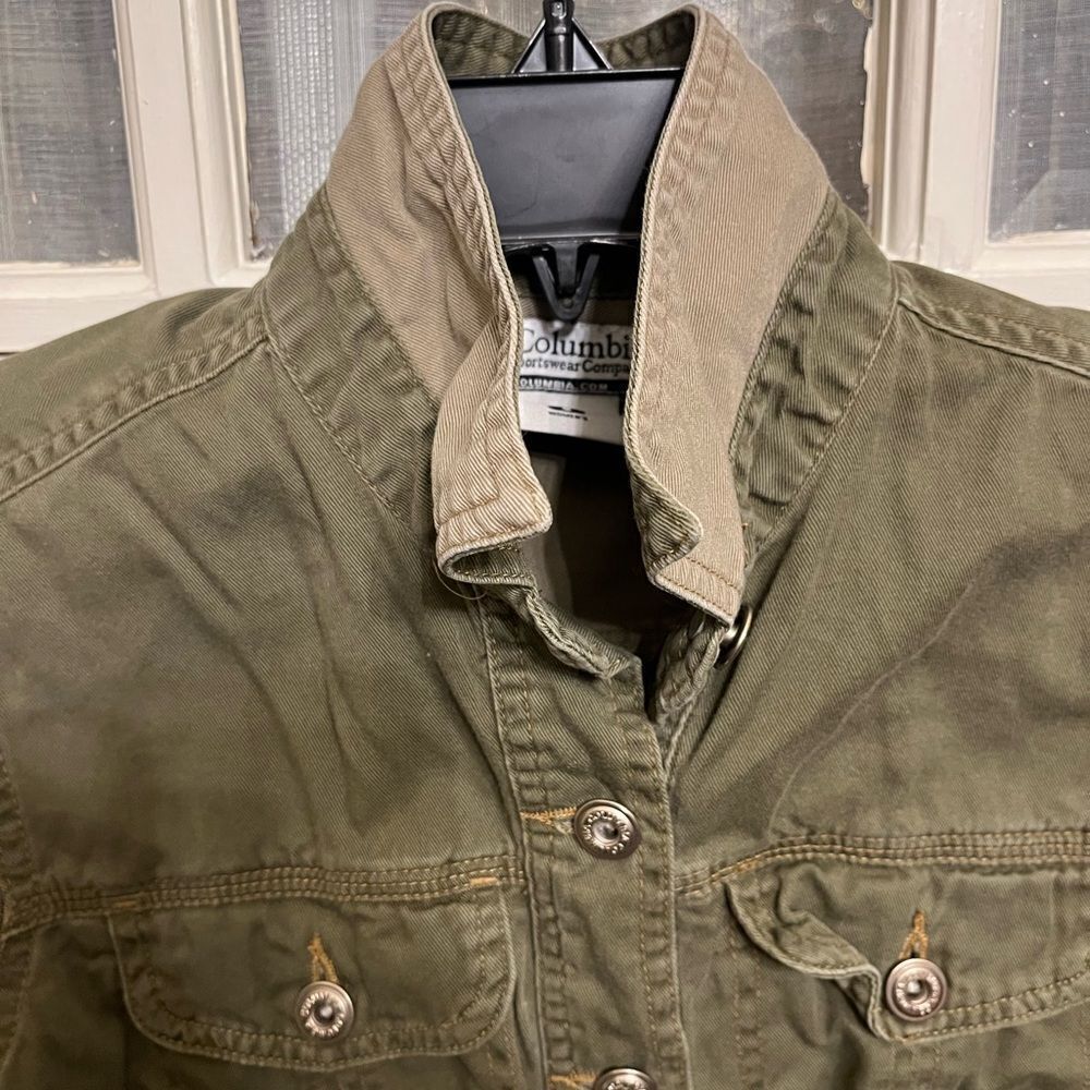 Columbia Green Cargo Jacket
